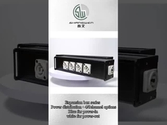6-Port PowerCON Audio Distribution Output Box نصب پیچ در آلومینیوم ساخت