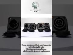 Ip65 اتصال برق ضد آب اتصال شاسی زنانه